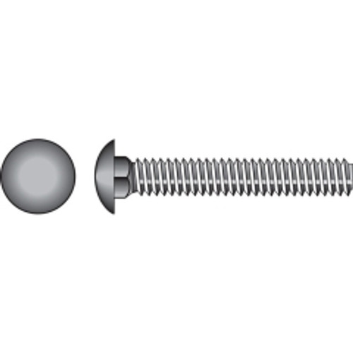 Hillman - 832562 - 5/16 in. Dia. x 1 in. L Stainless Steel Carriage Bolt - 50/Pack
