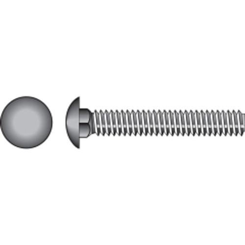 Hillman - 832578 - 5/16 in. Dia. x 3 in. L Stainless Steel Carriage Bolt - 25/Pack