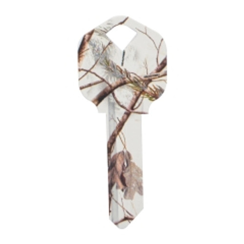 Hillman - 713157 - RealTree Snow House/Office Universal Key Blank Single sided