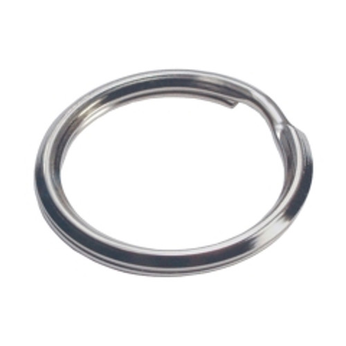 Hillman - 703514 - 1 in. Dia. Tempered Steel Silver Split Rings/Cable Rings Key Ring