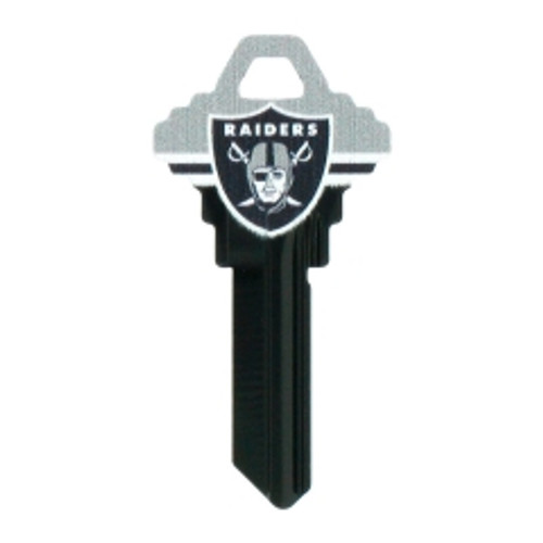 Hillman - 89583 - Oakland Raiders Painted Key House/Office Universal Key Blank Single sided