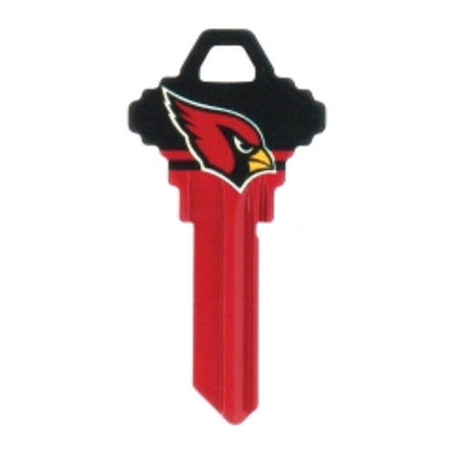 Hillman - 89607 - Arizona Cardinals Painted Key House/Office Universal Key Blank Single sided