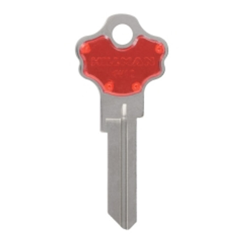 Hillman - 86233 - ColorPlus Traditional Key House/Office Key Blank Single sided