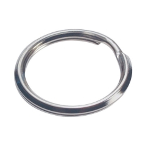 Hillman - 701285 - 3/4 Dia. Tempered Steel Silver Split Rings/Cable Rings Key Ring
