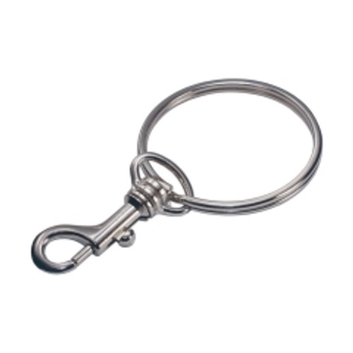 Hillman - 701407 - 2 in. Dia. Metal Silver Belt Hooks/Pocket Chains Key Chain