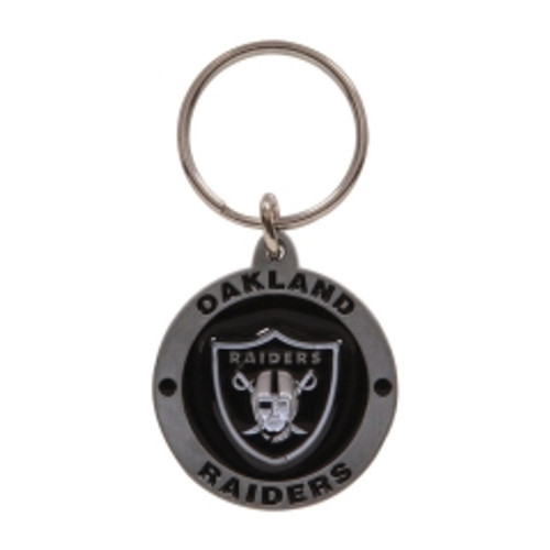 Hillman - 710859 - Oakland Raiders Metal Silver Decorative Key Chain
