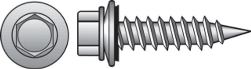 Hillman - 560911 - No. 10 x 3 in. L Hex Hex Head Zinc-Plated Steel Self-Piercing Screws - 50/Pack