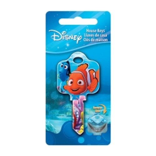 Hillman - 87654 - Disney Fishing House Key Blank 68 SC1 Single sided For Schlage Locks