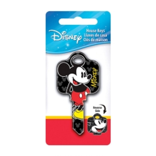 Hillman - 87649 - Disney Mickey Mouse House Key Blank 68 SC1 Single sided For Schlage Locks