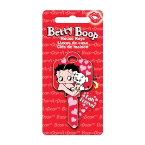 Hillman - 87669 - Betty Boop Pals Forever House/Office Key Blank 68 SC1 Single sided For Schlage Locks