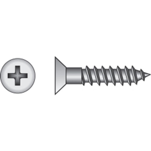 Hillman - 40195 - No. 14 x 3-1/2 in. L Phillips Zinc-Plated Wood Screws - 100/Pack