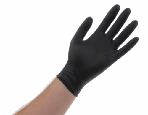 Atlantic Safety Products - BL-M - Black Nitrile PF 5.5pH Disposable Glove - Medium - Box/100