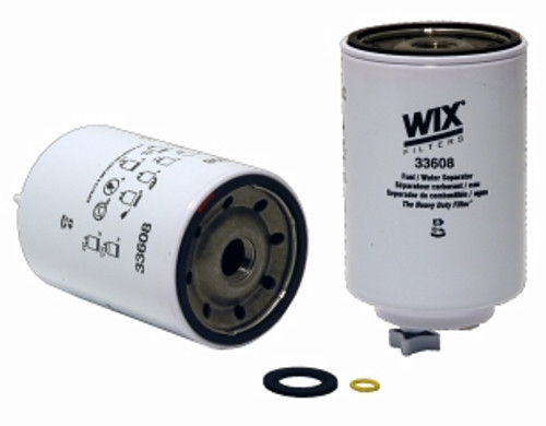 WIX - 33608 - Spin On Fuel Water Separator w/ Open End Bottom