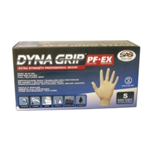 SAS Safety - 650-1004 - Dyna-Grip Powder Free Gloves Size Extra Large - (X Large)