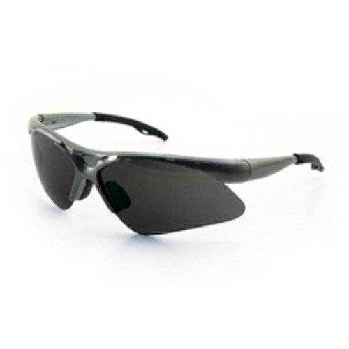 SAS Safety - 540-0101 - DIAMONDBACK Eyewear - Shade Lens, Silver Frame w Polybag