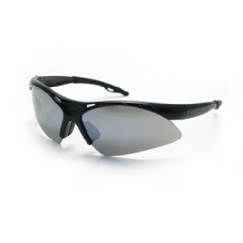 SAS Safety - 540-0203 - DIAMONDBACK Eyewear - Smoke Mirror Lens, Black Frame w Polybag