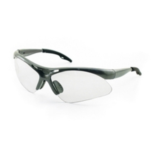 SAS Safety - 540-0100 - DIAMONDBACK Eyewear - Clear Lens, Silver Frame w Polybag