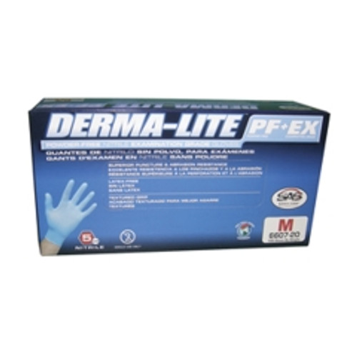 SAS Safety - 6608-20 - Derma-Lite Nitrile Disposable Gloves (Powder-Free) - Large