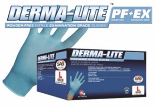 SAS Safety - 6606-20 - Derma-Lite Nitrile Disposable Gloves (Powder-Free) - Small