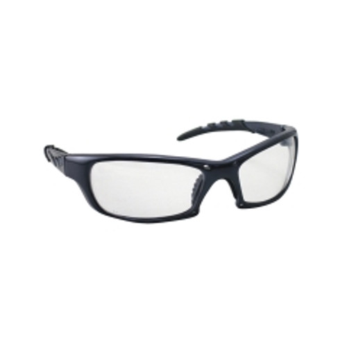 SAS Safety - 542-0300 - GTR Eyewear with Polybag, Clear Lens/Charcoal Frame