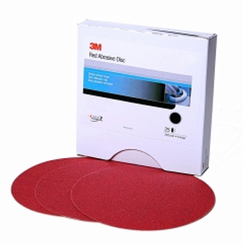 3M - 01113 - Red Abrasive Stikit Disc, 01113, 6 inch, P150