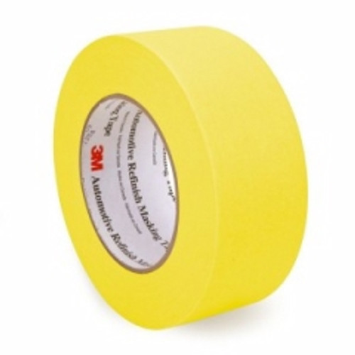 3M - 06656 - Automotive Refinish Yellow Masking Tape, 48 mm - 24/Rolls