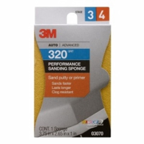 3M - 03070 - Performance Sanding Sponge, 320 Grit