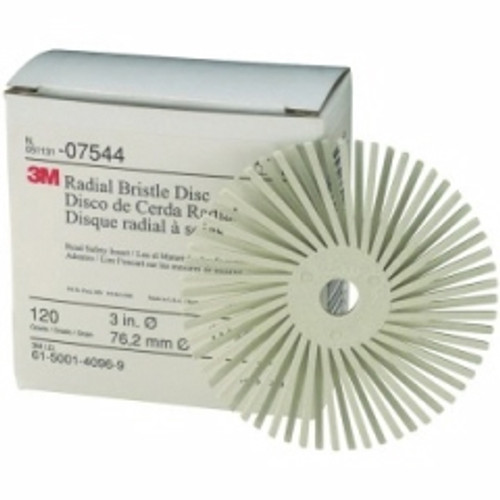 3M - 07544 - Scotch-Brite Radial Bristle Disc, 3 inch, 120 grit (MP)