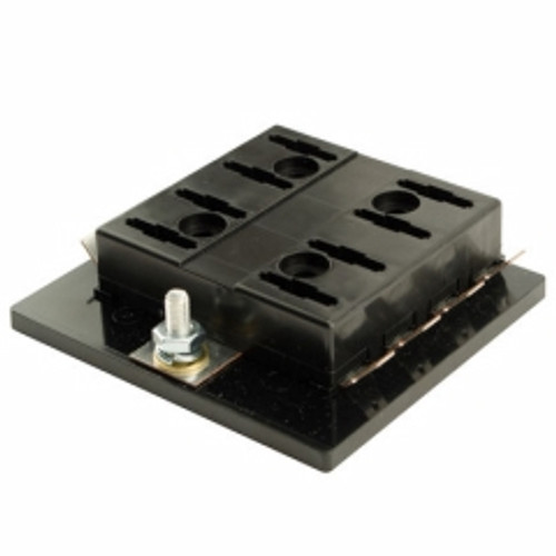 Cole Hersee -  46377-8 - 8-Gang 150A Fuse Block with Common Hot Feed 12/24V