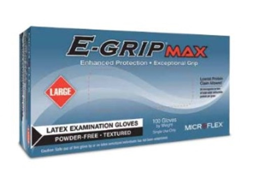 Ansell - L924 - E-GripMax Latex Ambidextrous Non-Sterile Exam Grade Powder-Free Gloves - X-Large - 100/Pack