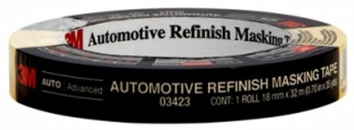 3M - 03423 - Automotive Refinish Masking Tape, 18 mm x 32 m - 60455064141