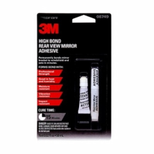 3M - 08749 - High Bond Rearview Mirror Adhesive, 0.02 fl oz - 60455070858