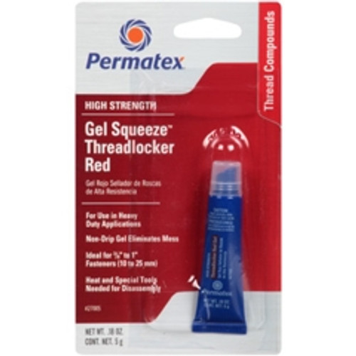 Permatex - 27005 - High Strength Threadlocker RED Gel