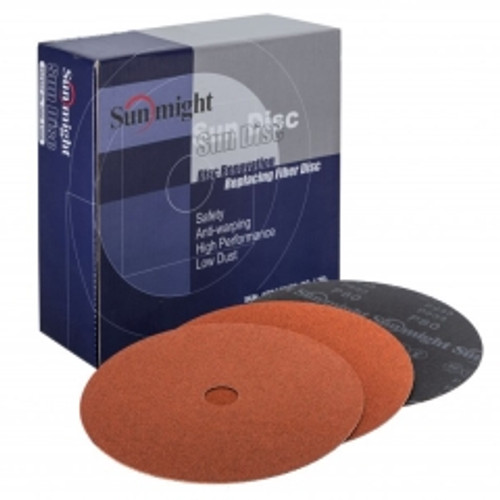 Sunmight - 74406 - 7" 80G FIBRE DISC BOX/25 CERAMIC