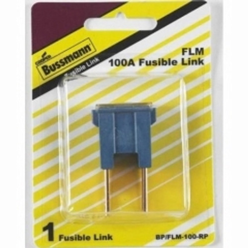 Bussmann - FLM-100 - Male Cartridge Fuses - 100A - Blue