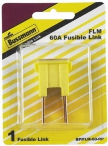Bussmann - FLM-60 - Male Cartridge Fuses - 60A - Yellow