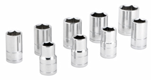 Wilmar Performance Tool - W32202 - 9 Piece 1/2" Dr MET Socket Set