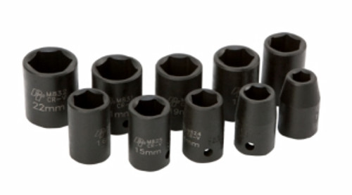 Wilmar Performance Tool - M593DB - 10-Piece 1/2-Inch Drive Metric Impact Socket Set