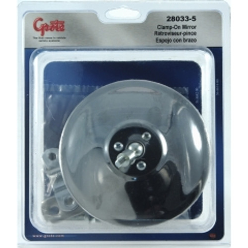 Grote - 28033-5 - 5" Round Clamp-On Spot Mirror