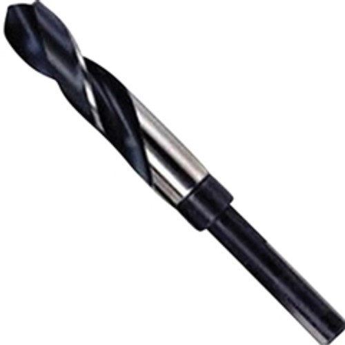 Irwin Hanson - 91141 - 41/64" Silver & Deming High Speed Steel Fractional 1/2" Reduced Shank Drill Bit