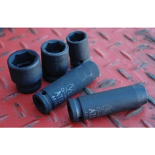 ATD - 4322 - 1/2" Drive 6-Point Deep Metric Impact Socket - 22mm