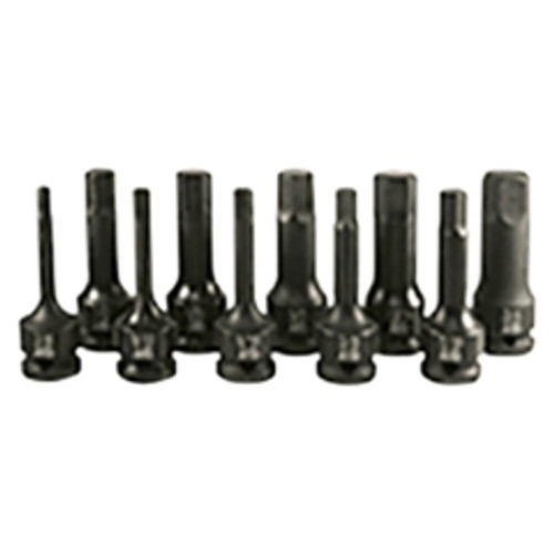 ATD - 4625 - 10 Pc. 1/2" Drive SAE Impact Hex Driver Set