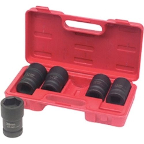 ATD - 8624 - 5 Pc. 1" Drive Budd Wheel Socket Set