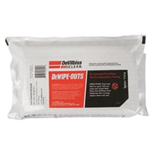 DeVilbiss - 803418 - Low Voc Dewipe Outs, 50 per pack