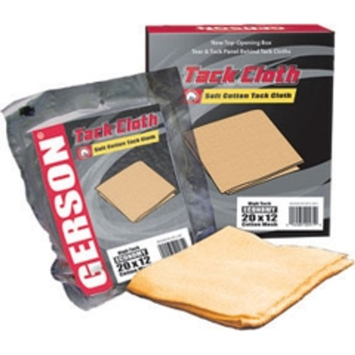 Gerson - 020001R - Tack Cloth- Light Tack, Economy, 20X12 Mesh, Orange Cotton