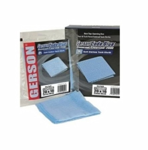 Gerson - 020002B - Tack Cloth-Light Tack, Standard, 20X16 Mesh, Blue Cotton