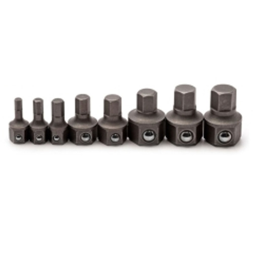 GearWrench - 81550 - Metric Hex Ratcheting Wrench Insert Bit Set, 8pc