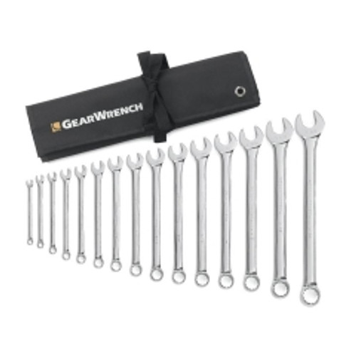 GearWrench - 81918 - 15pc. SAE Long Pattern Combination Non-Ratcheting Wrench Set