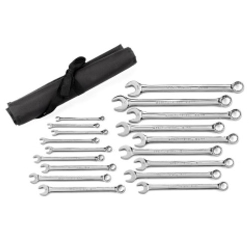 GearWrench - 81920 - 18 Pc. Metric Long Pattern Combination Non-Ratcheting Wrench Set