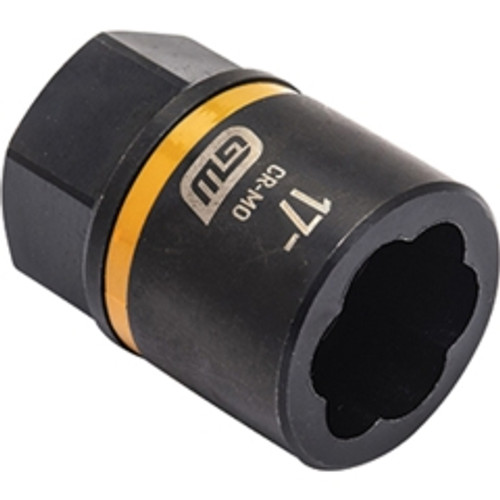 GearWrench - 84772 - 3/8" Drive Bolt Biter Impact Extraction Socket 17- mm